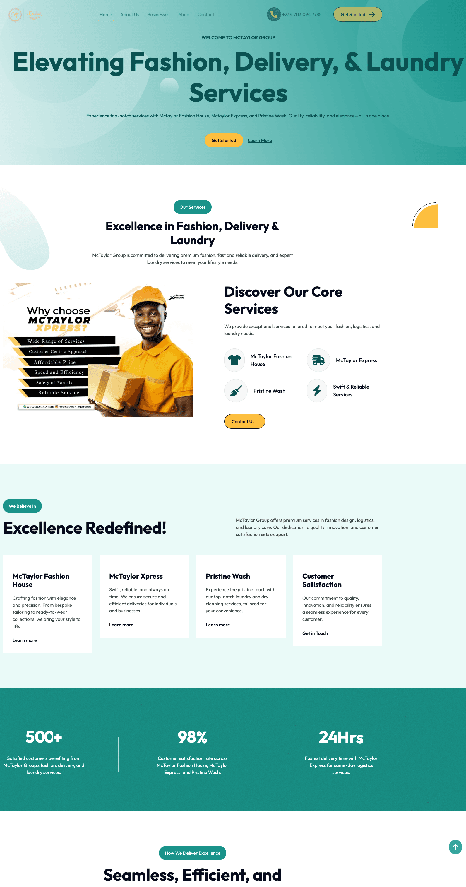 McTaylor Group - Corporate Website