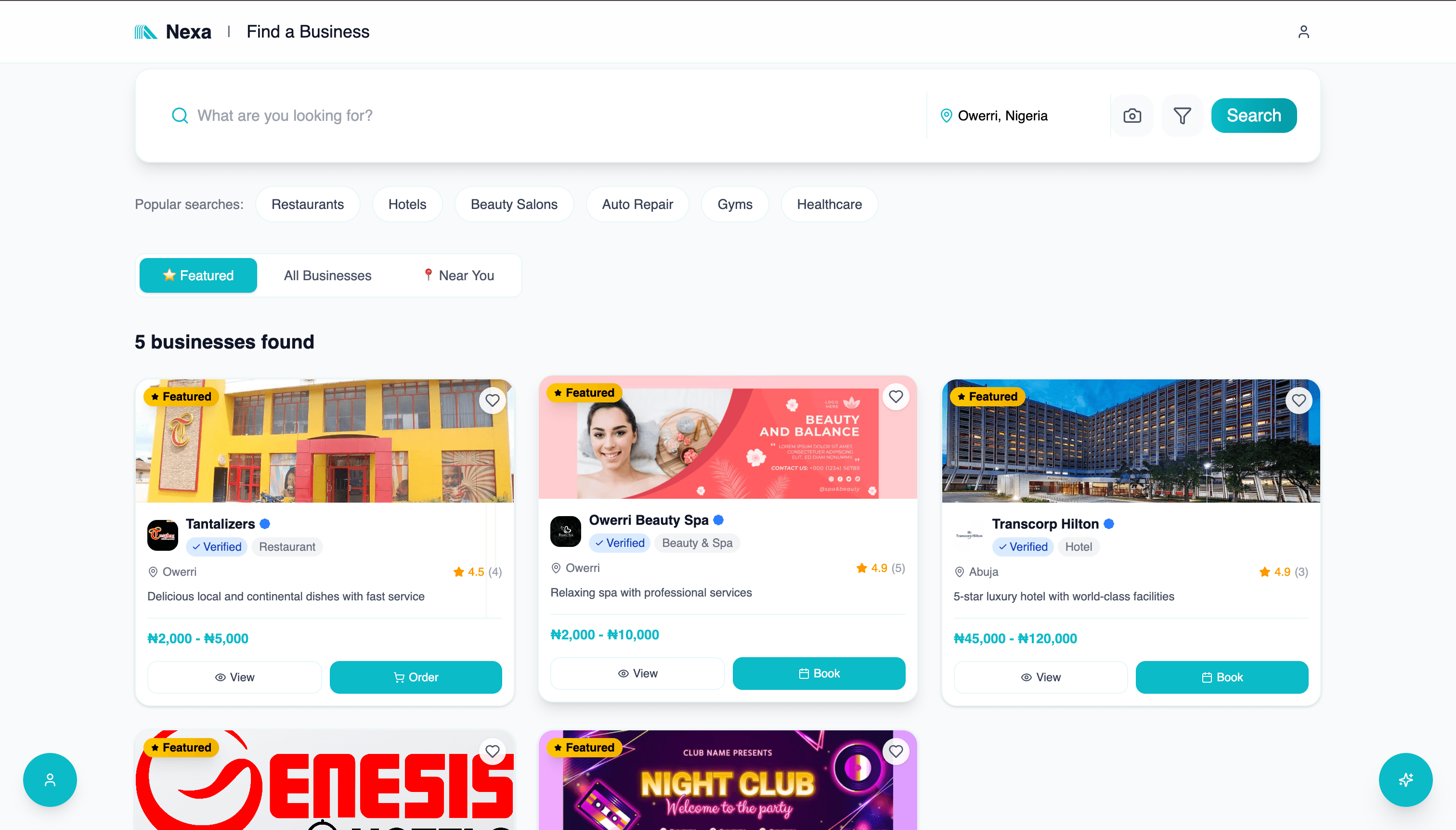 Nexa - AI-First Commerce Platform
